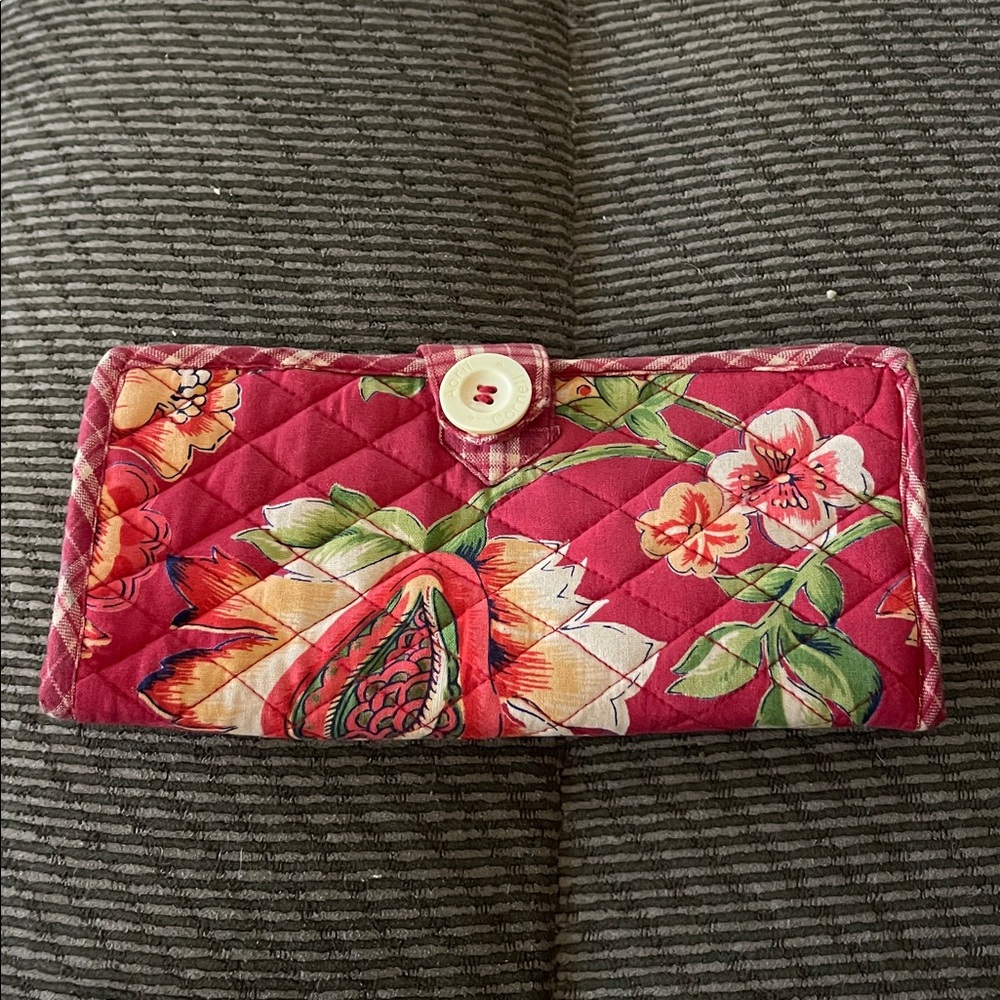 April Cornell for Silverstri Quilted Fabric Passport Wallet